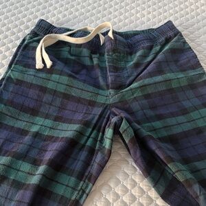 Vineyard Vines Green and Navy Plaid sleep flannel pants